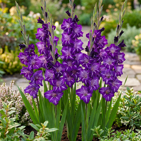 Gladiolus - Mieczyk Wielkokwiatowy Hallowy 5 szt