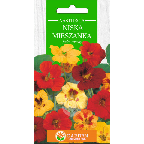 Nasturcja niska Mieszanka (Tropaeolum majus) 2 g 