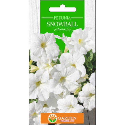 Petunia Snowball (Petunia x hybrida) 0.2 g 