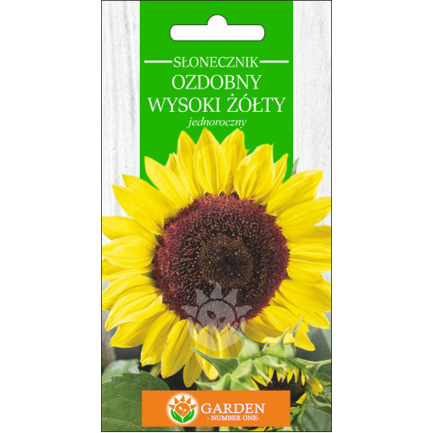 Słonecznik ozdobny wysoki żółty (Helianthus annuus) 2 g 