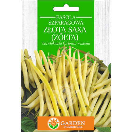 Fasola szparagowa Złota Saxa (zółta) 20 g 