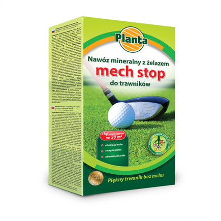 Nawóz Planta mech stop do trawników 1 kg